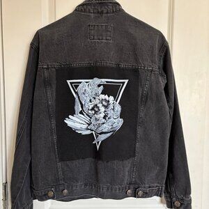 Custom patch jean jacket